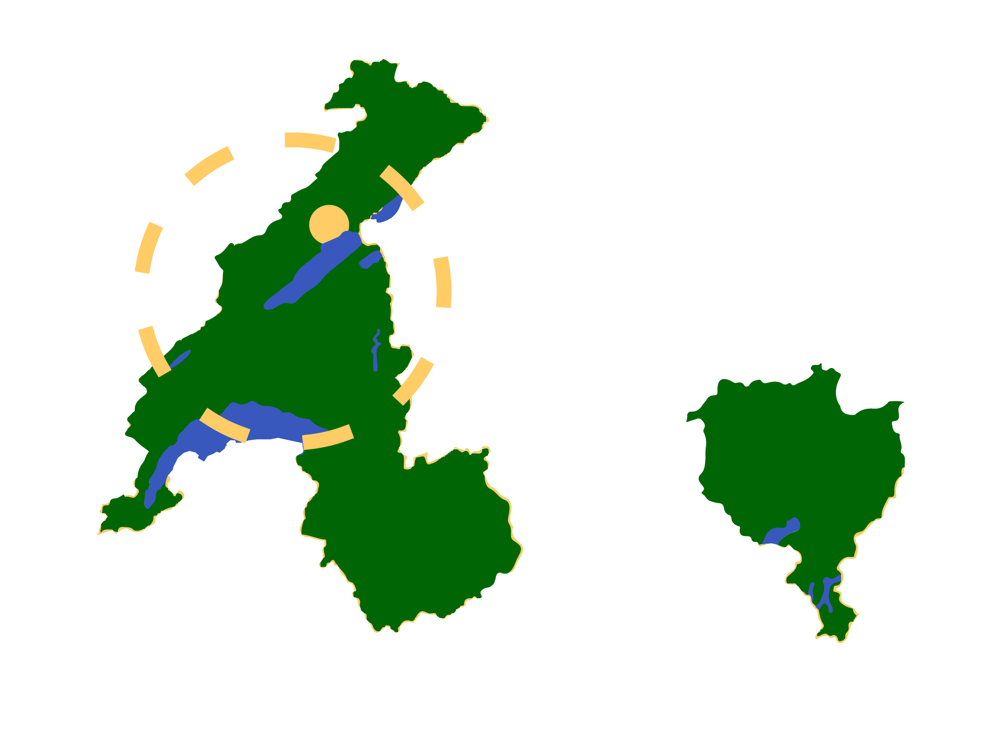 Mapa de la Suiza Latina, con la ubicación de Neuchâtel.